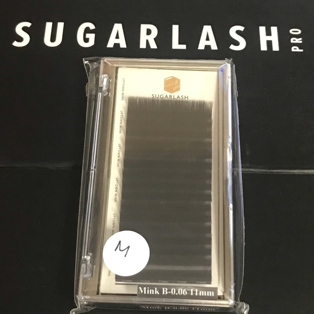 B-Curl Mink Lashes (Single Length Tray) 11mm /.06